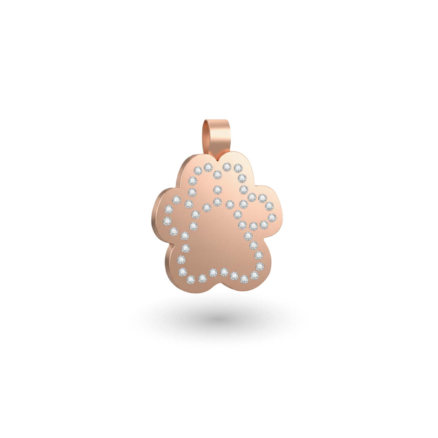 Small Paw Rose Gold Pet Tag SKU: 146 (Sold in Pack of 5)