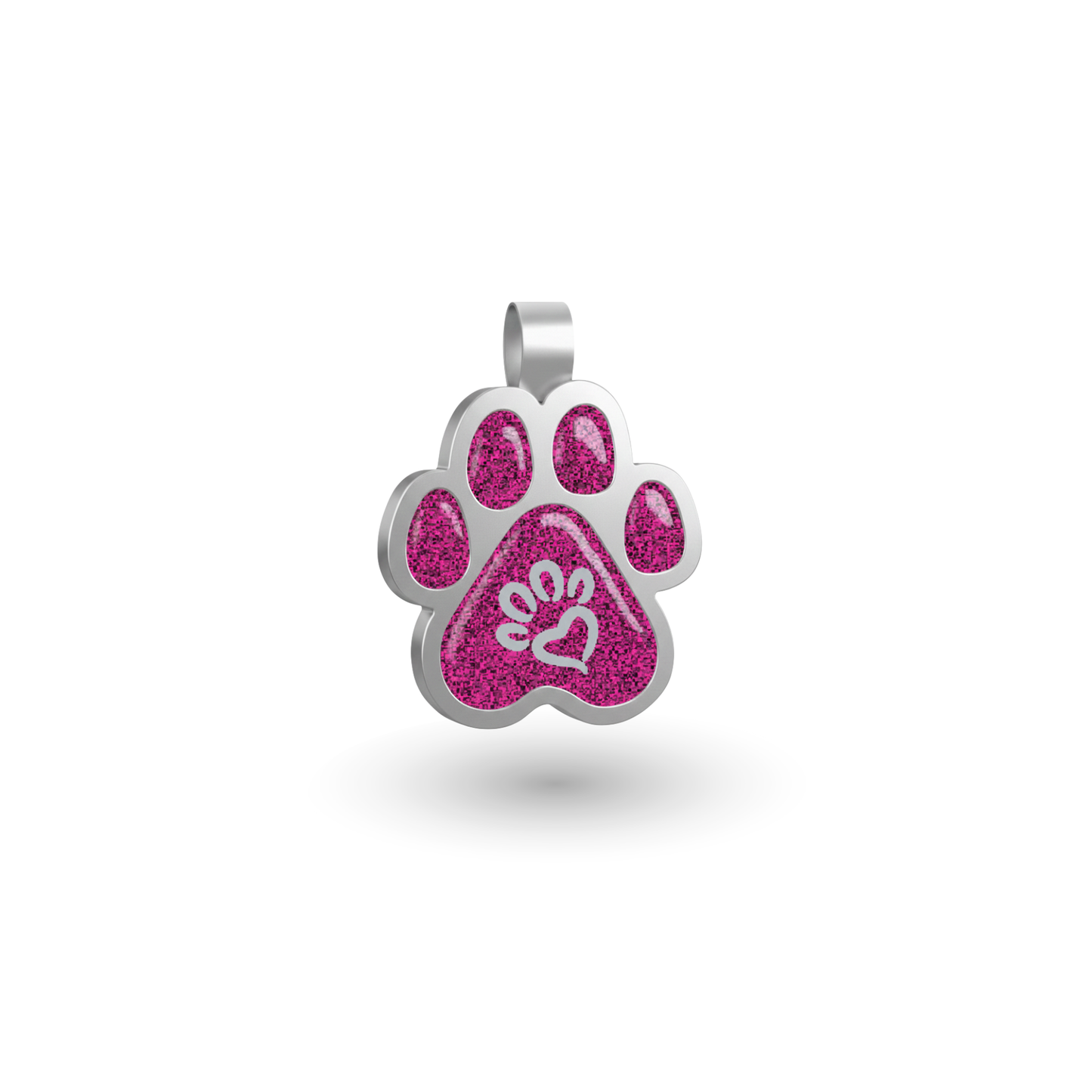 Small Paw Purple Pet Tag SKU: 276 (Sold in Pack of 5)