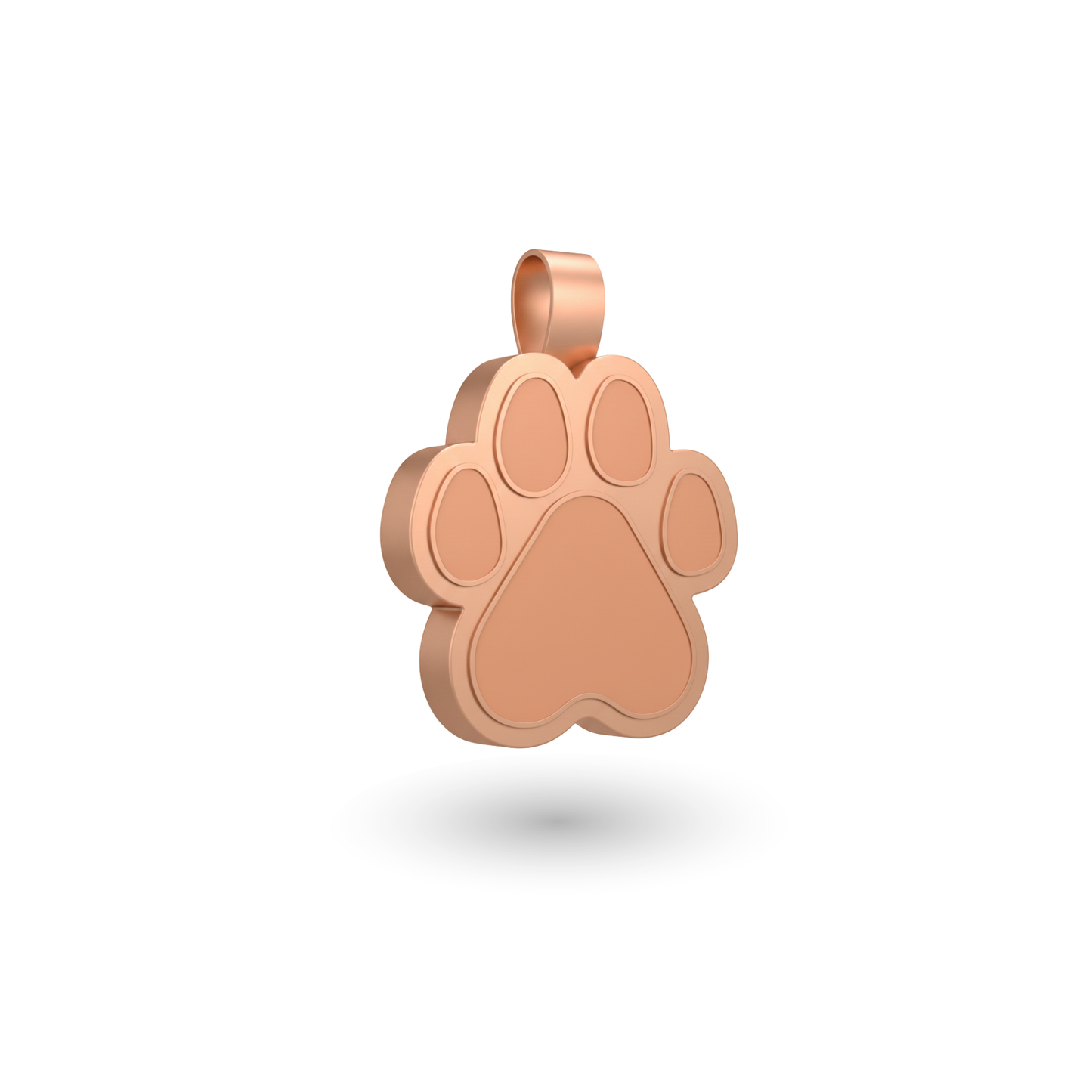 Small Paw Rose Gold Pet Tag SKU: 106 (Sold in Pack of 5)