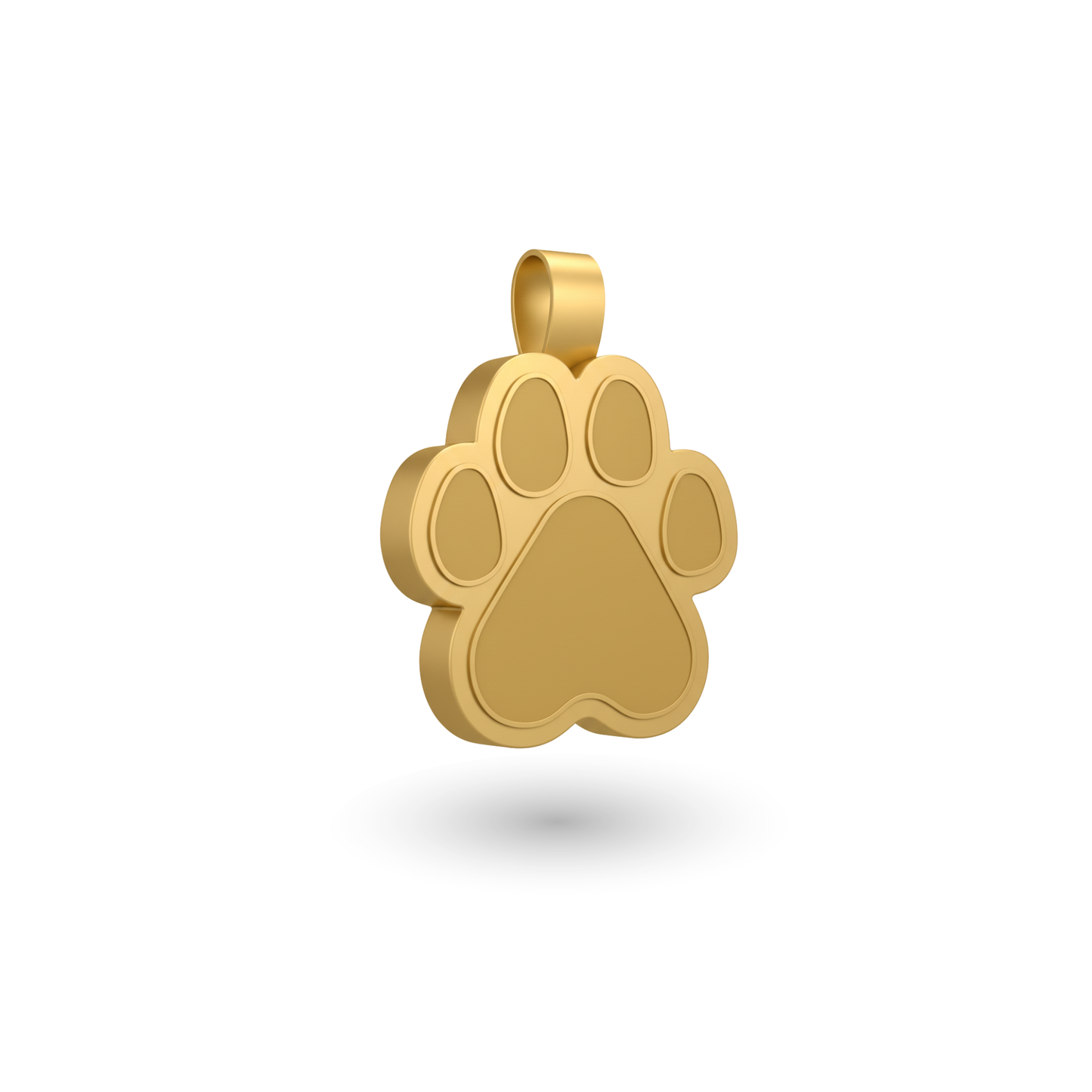 Small Paw Gold Pet Tag SKU: 116 (Sold in Pack of 5)