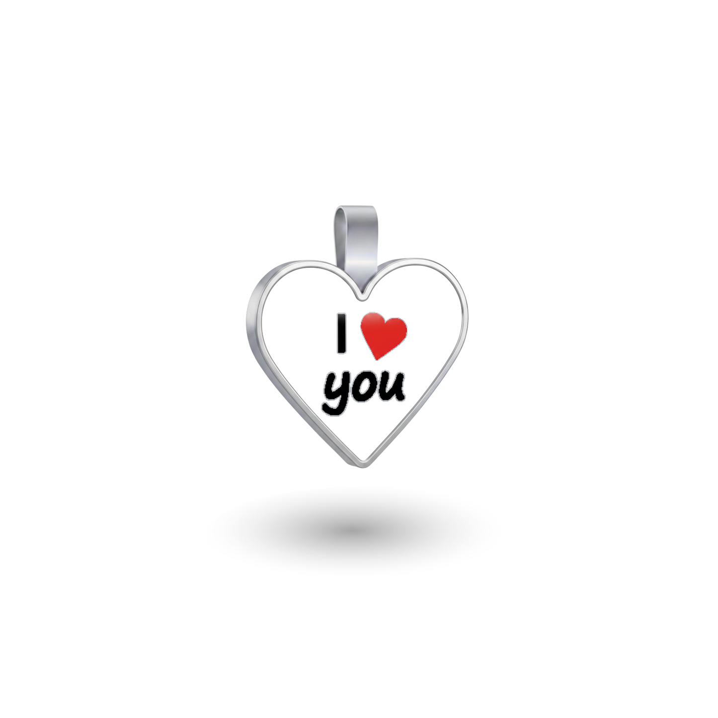 Small Heart-I Love You Pet Tag SKU: 357 (Sold in Pack of 5)