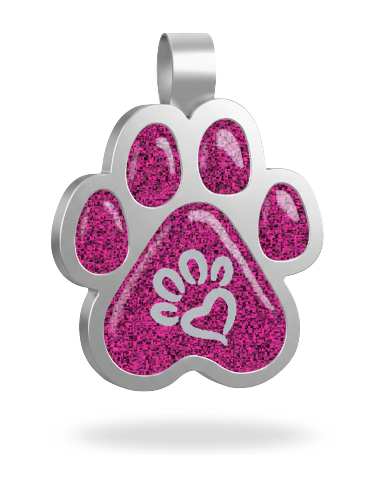 Large Paw Shape Purple Pet Tag SKU: 273 (Sold in Pack of 5)