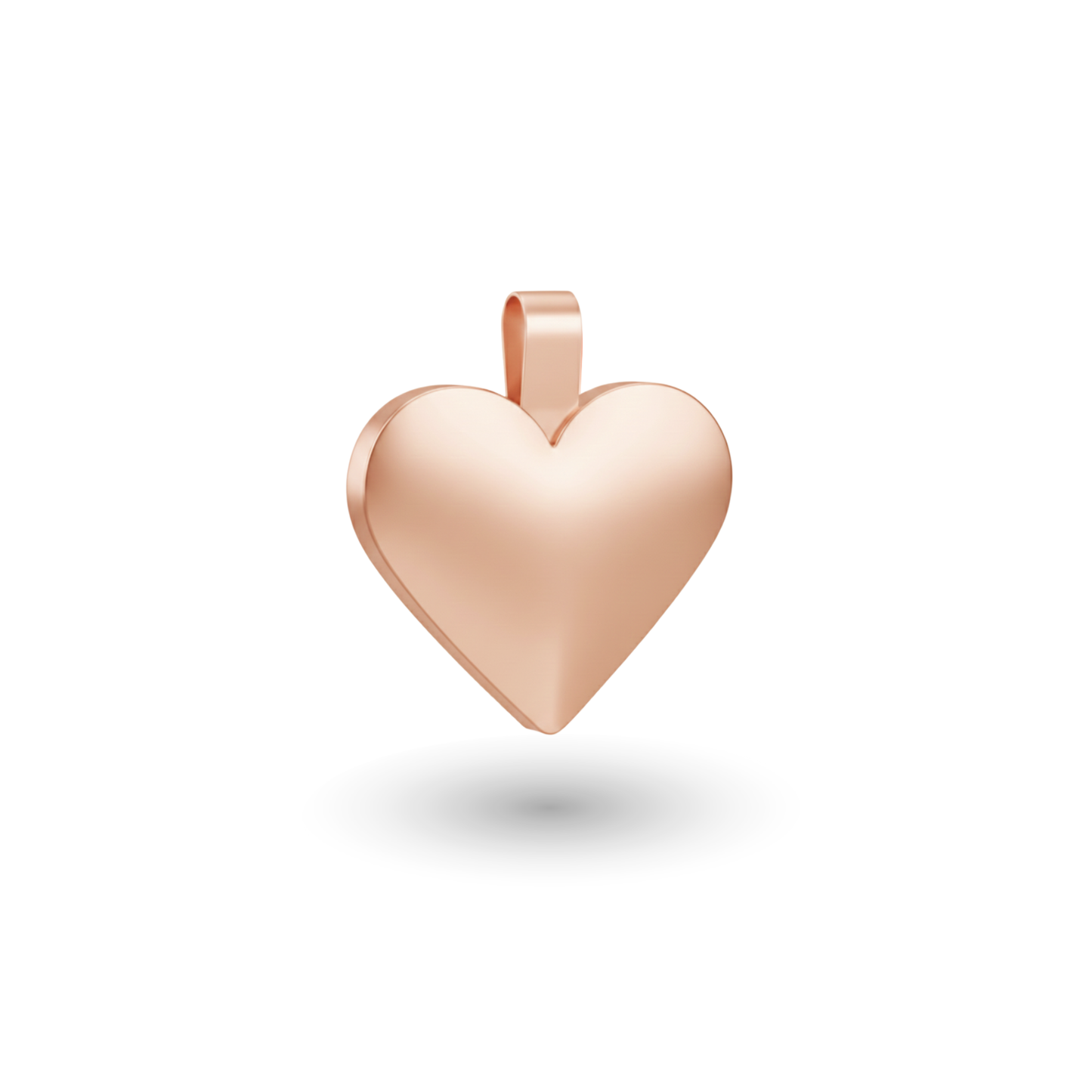 Small Heart Rose Gold Pet Tag SKU: 107 (Sold in Pack of 5)
