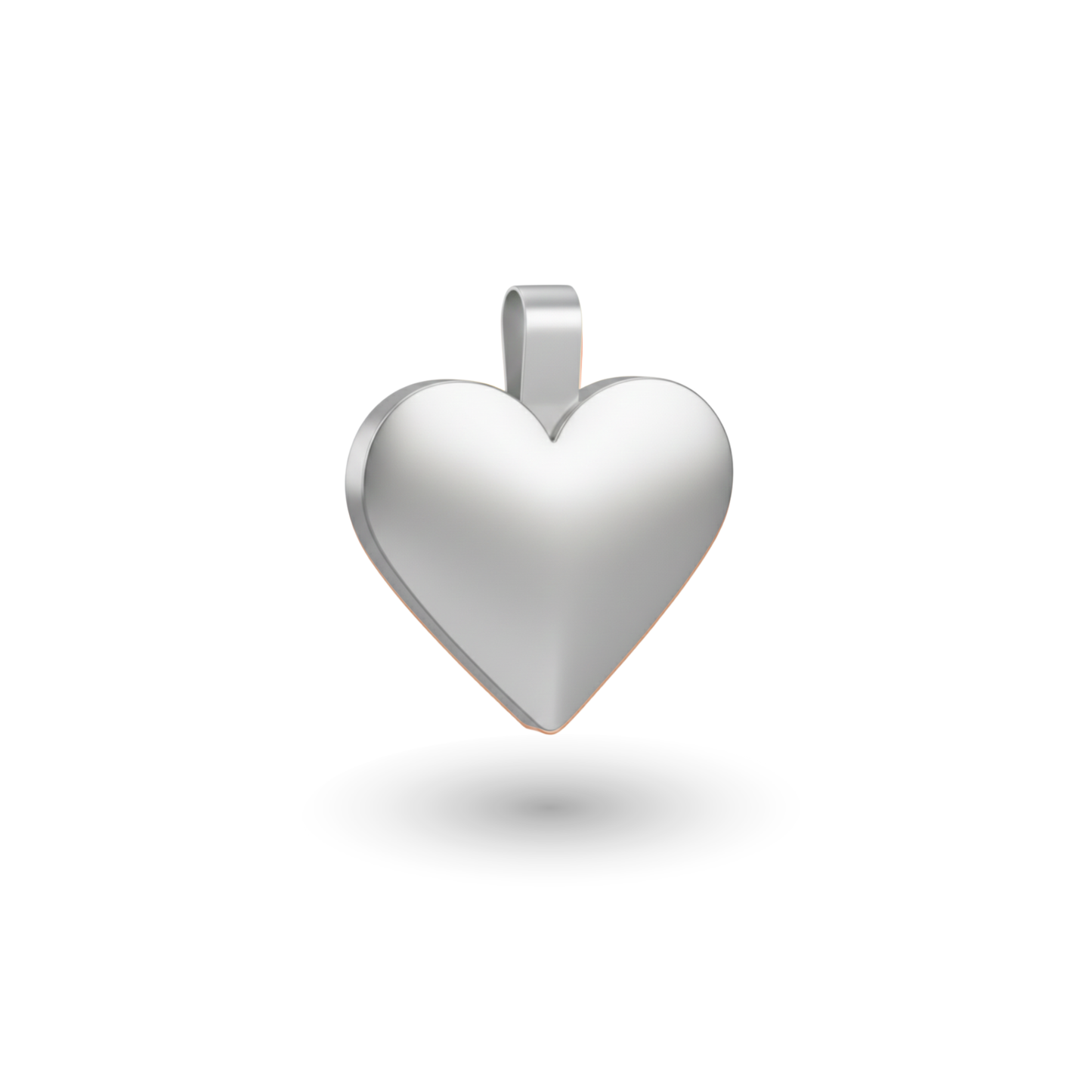 Small Heart Shape Silver Tag SKU: 127 (Sold in Pack of 5)