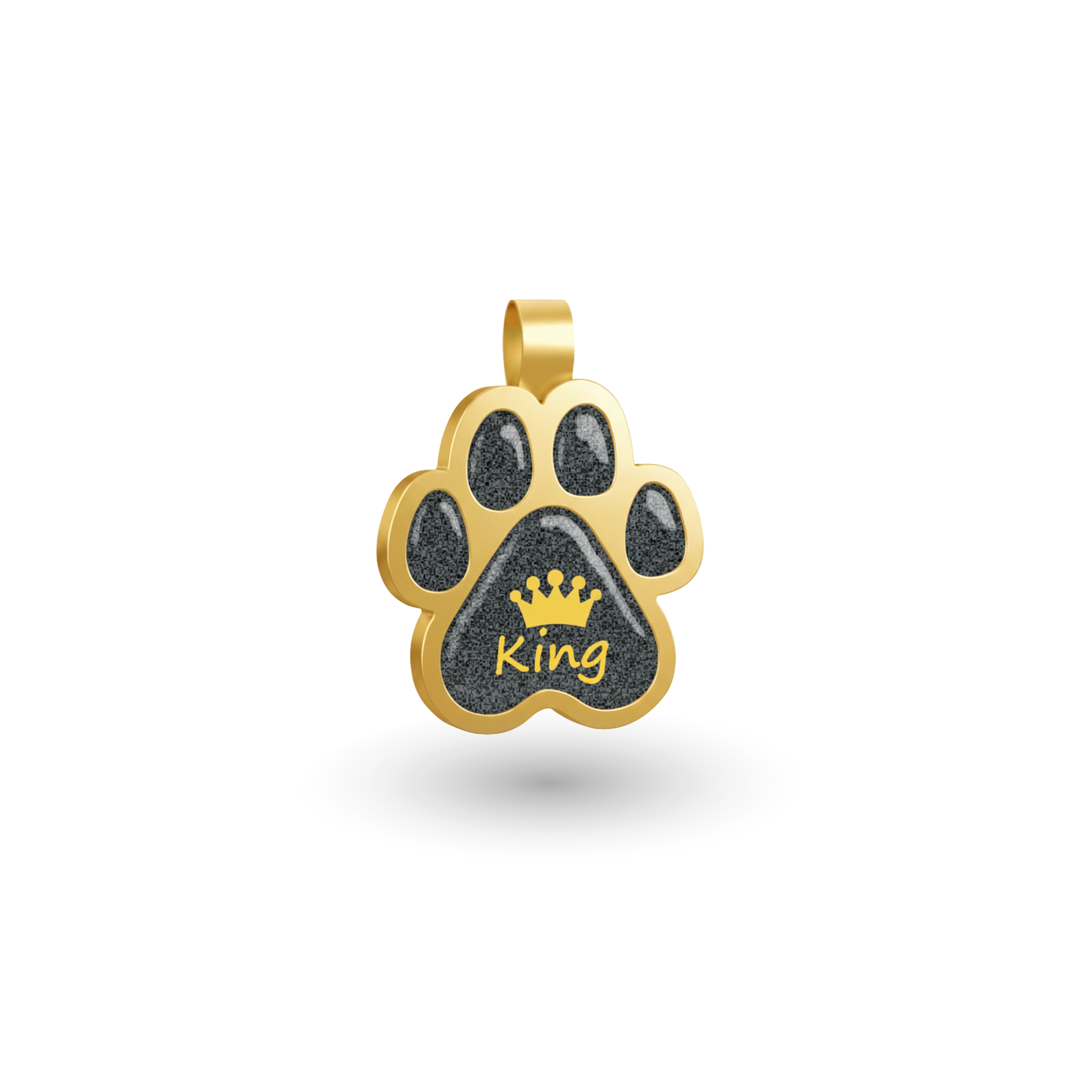 Small Paw King Pet Tag SKU: 296 (Sold in Pack of 5)