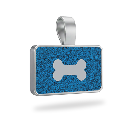 Large Rectangle Bone Pet Tag SKU: 170 (Sold in Pack of 5)