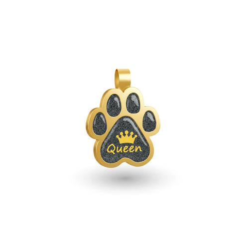 Small Paw Queen Pet Tag  SKU: 306 (Sold in Pack of 5)