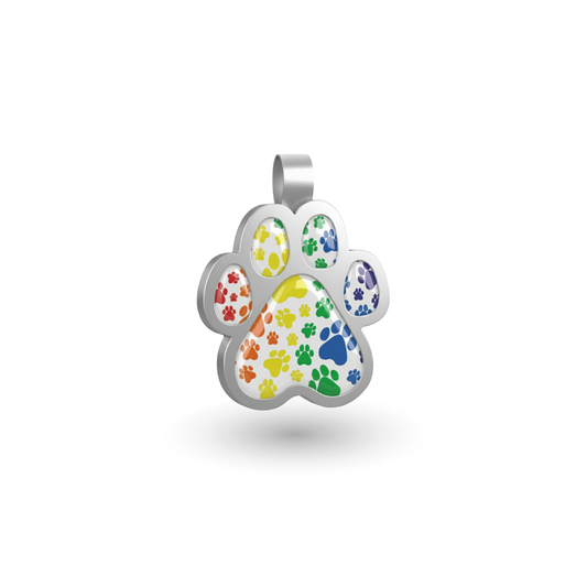 Small Paw Colorful Pet Tag SKU: 326 (Sold in Pack of 5)
