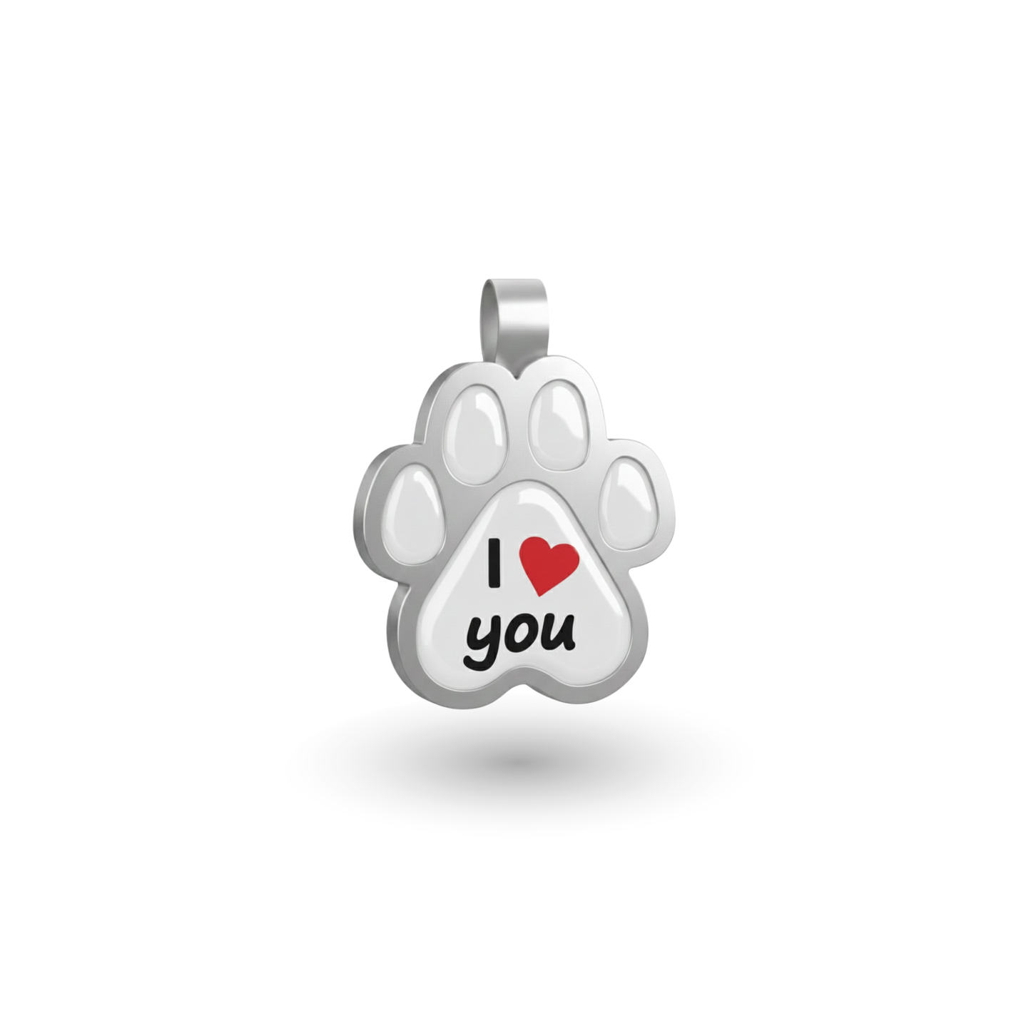 Small Paw I love You Pet Tag SKU: 356 (Sold in Pack of 5)
