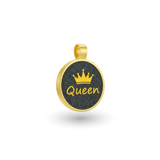 Small Circle Queen Pet Tag SKU: 305 (Sold in Pack of 5)