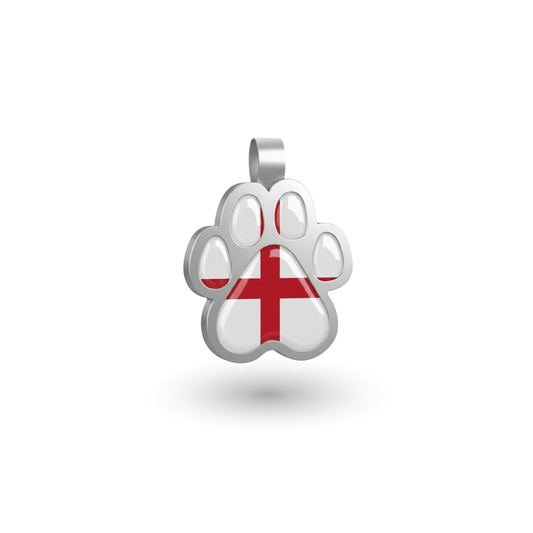 Small Paw England Pet Tag SKU: 396 (Sold in Pack of 5)