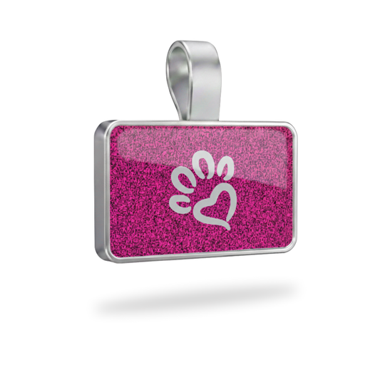 Large Rectangle  Purple Pet Tag SKU: 270 (Sold in Pack of 5)