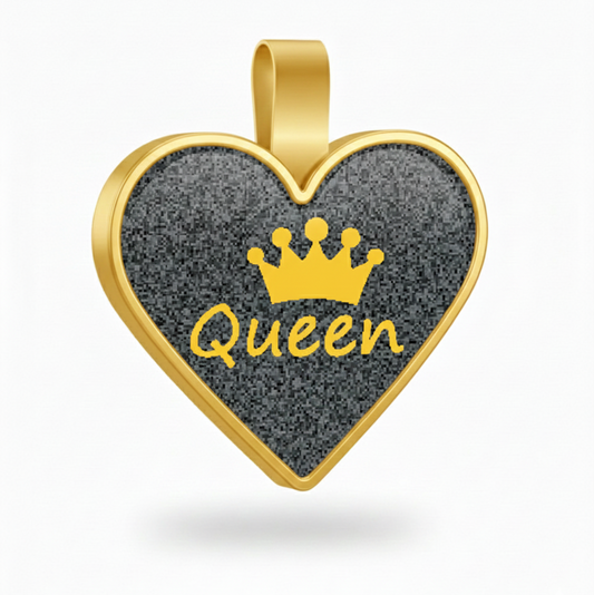 Large Heart Queen Pet Tag SKU: 302 (Sold in Pack of 5)