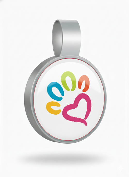 Large Circle Paw Design Tag - SKU: 331 (Sold in Pack of 5)
