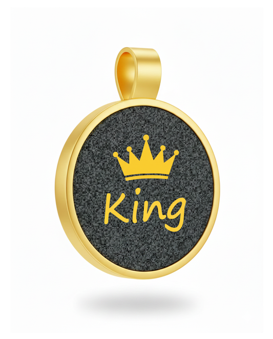 Large Circle King Tag -SKU: 291 (Sold in Pack of 5)