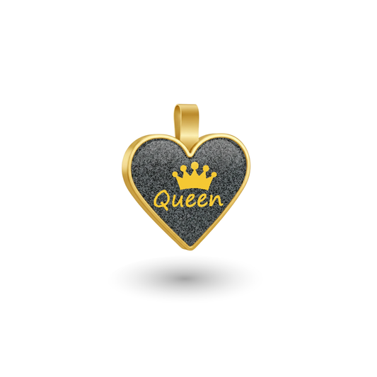 Small Heart Queen Crown Pet Tag SKU: 307 (Sold in Pack of 5)