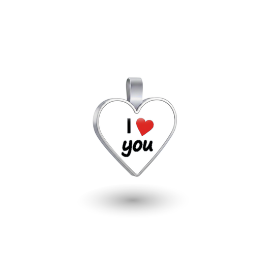 Small Heart-I Love You Pet Tag SKU: 357 (Sold in Pack of 5)