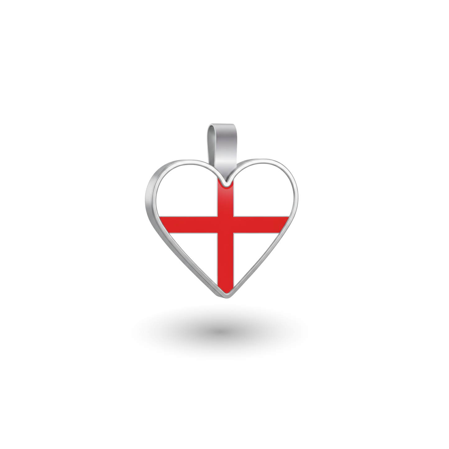 Small Heart England Pet Tag SKU: 397 (Sold in Pack of 5)