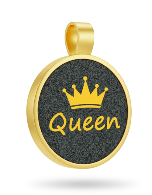 Large Circle Queen Design Tag  - SKU: 301 (Sold in Pack of 5)